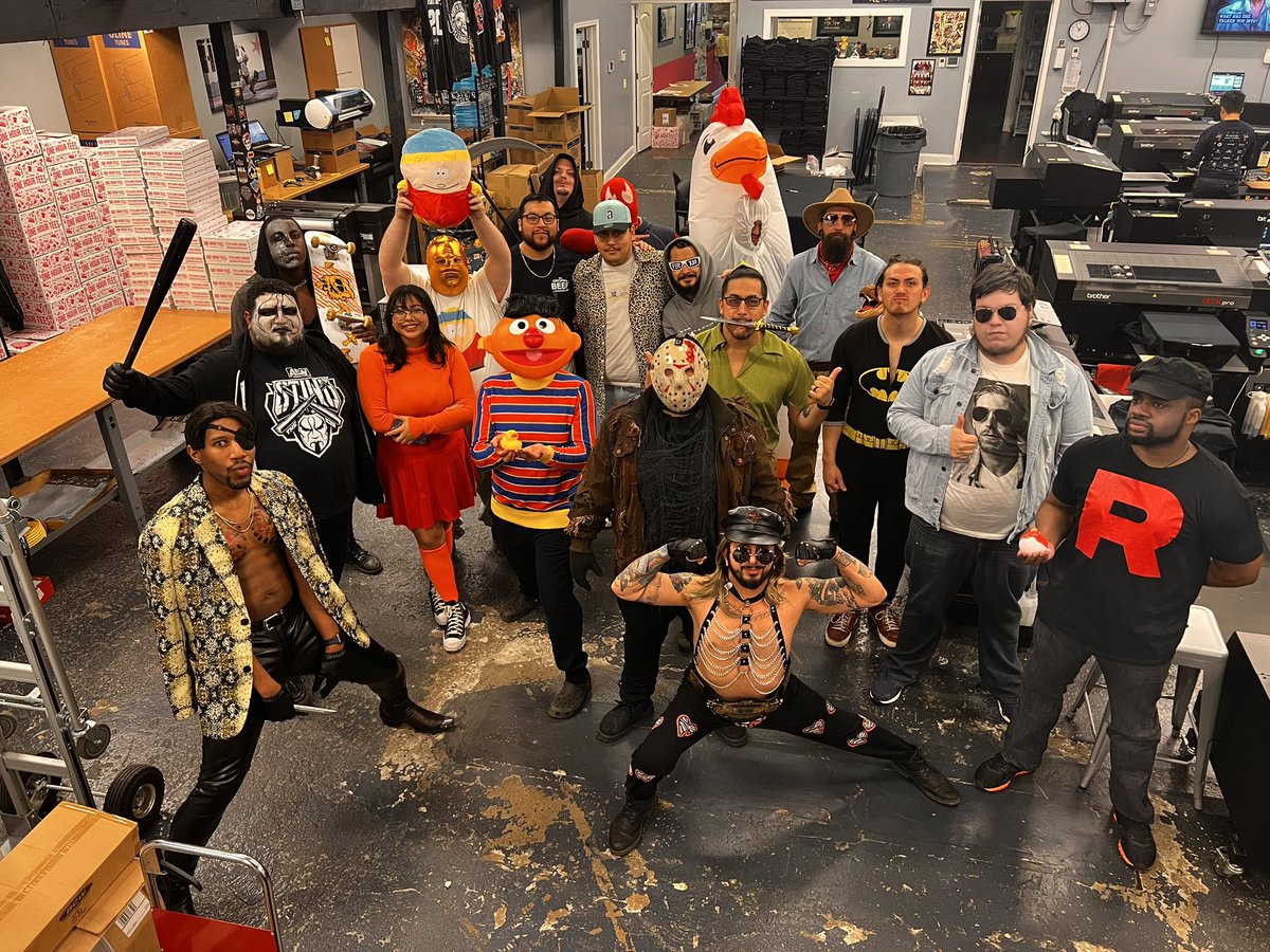 Happy Halloween from Pro Wrestling Tees! 🎃👻💀

Who are you dressed as today?
#pwtees #prowrestlingtees #pwt #halloween #halloween2023
