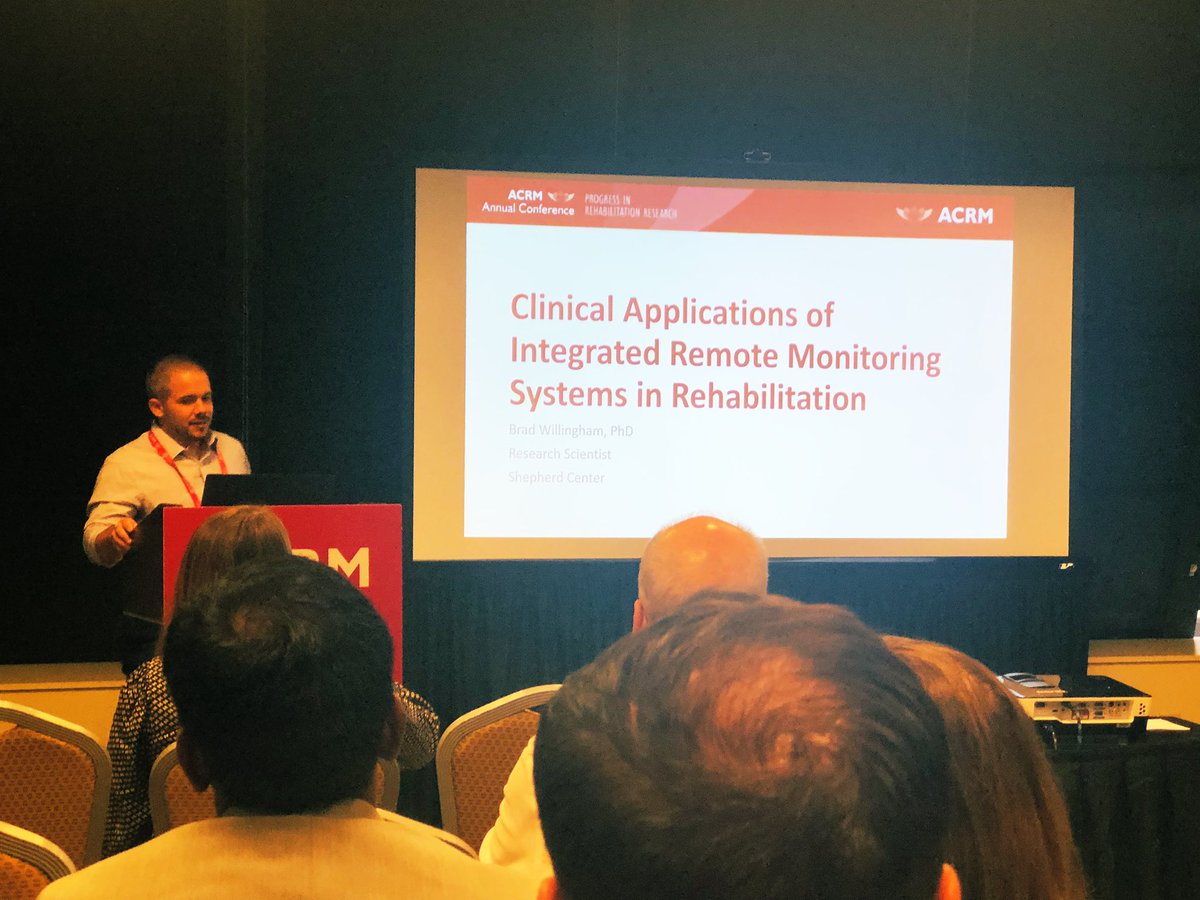 <a href="/MitoEnergetics/">bradwillingham</a> presenting to a full room on remote patient monitoring in rehabilitation 

<a href="/ShepherdCenter/">Shepherd Center</a> 
<a href="/ACRMtweets/">ACRM</a> 
<a href="/ACRMconference/">ACRM and ACRM Annual Fall Conference</a>