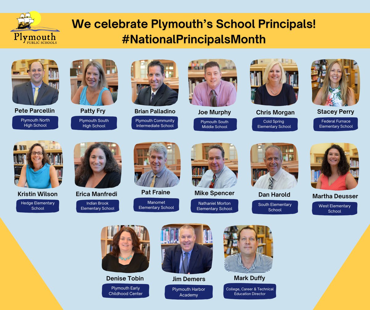 We're wrapping up the month of October with a HUGE shoutout to each of our Principals for #NationalPrincipalsMonth! To our school leaders: We appreciate you working tirelessly to shape our schools, and for ensuring that the success of students comes first. THANK YOU! ❤️🏫📚