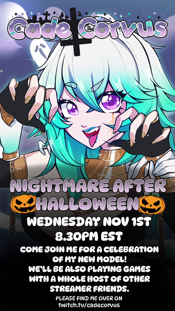 Tomorrow I’ll be celebrating the reveal of my new model + my 1 year streamaversary! It feels kinda crazy it’s already been a year, but I’m so glad I’ve gotten to share it with y’all 💜

To many more laughs and memories in the future ^-^ 

#ENVtuber #VtubersUprising #ModelReveal