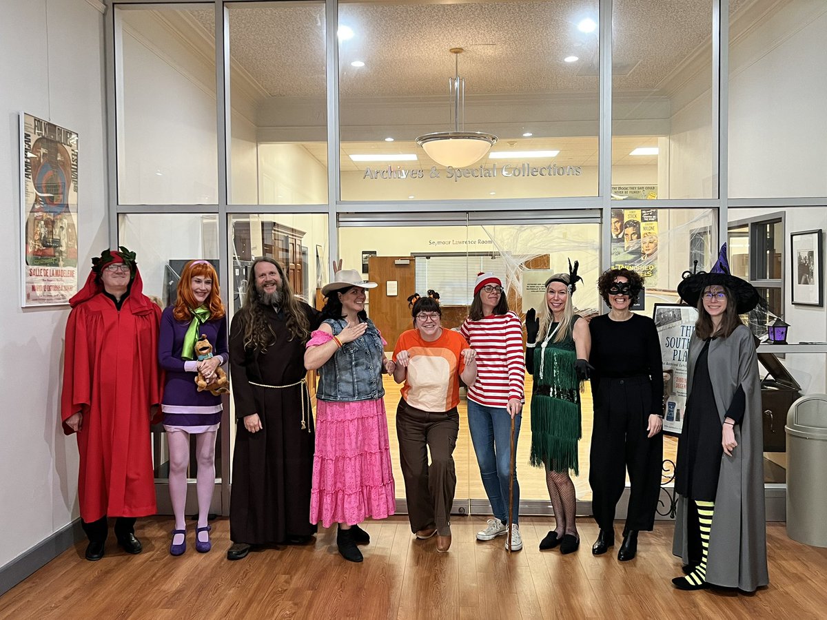 UMLibraries's tweet image. Can you guess all the costumes?