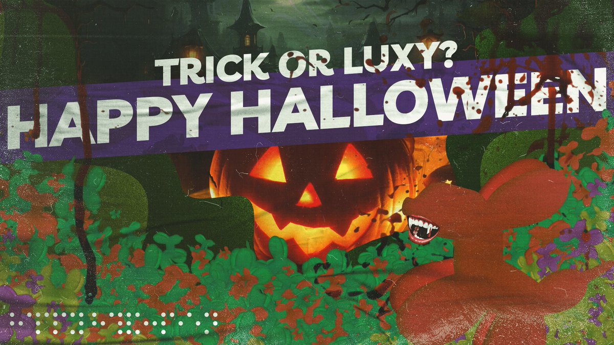 Luxy_io's tweet image. 🎃 Happy Halloween, Fam! 🦇

Trick or Treat? Nah, we're all about the treats! 🍬

Remember to join our #giveaway where you can win a $200 in $LUXY TREAT! Missing out on it must be spoooky! 👻

🔗Tweet Link 👉x.com/Luxy_io/status…

Drop your scariest #NFT in the comments! 🦇💀