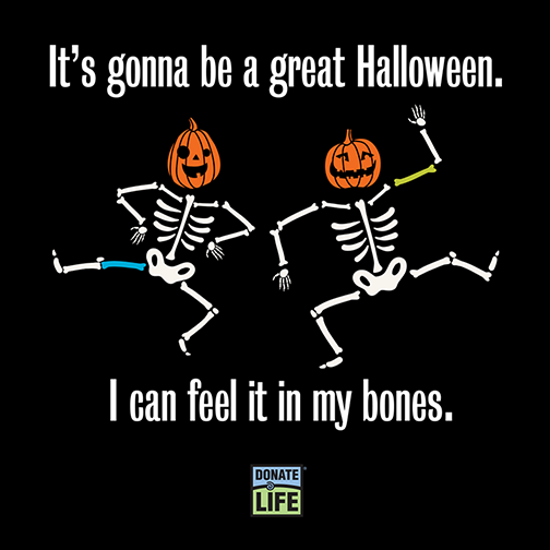 Happy Halloween! Remember: there's nothing spooky about saving lives! Be someone's superhero and register to #donatelife at donatelifetexas.org. #Halloween