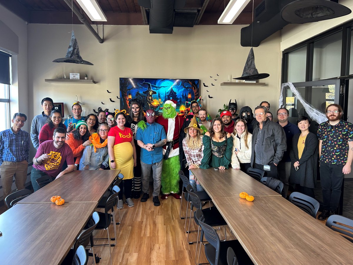 Why do scientists like nitrates? Because they make things go BOO-m! Happy Halloween from MBI & our #startups. We celebrated with some sweet treats and spooky costumes. Congrats to our Costume Contest winner! Thank you to those who haunted our halls and made today a real scream!