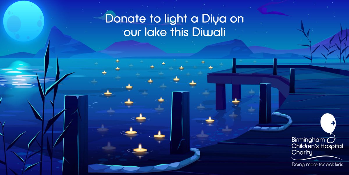 Diwali is the Festival of Light and we want you to help us celebrate by lighting up a light on our lake. Pick a Diya and make a donation as part of your celebrations. Share with your friends and family to ensure our lake can shine bright for our sick kids. orlo.uk/2bTz4