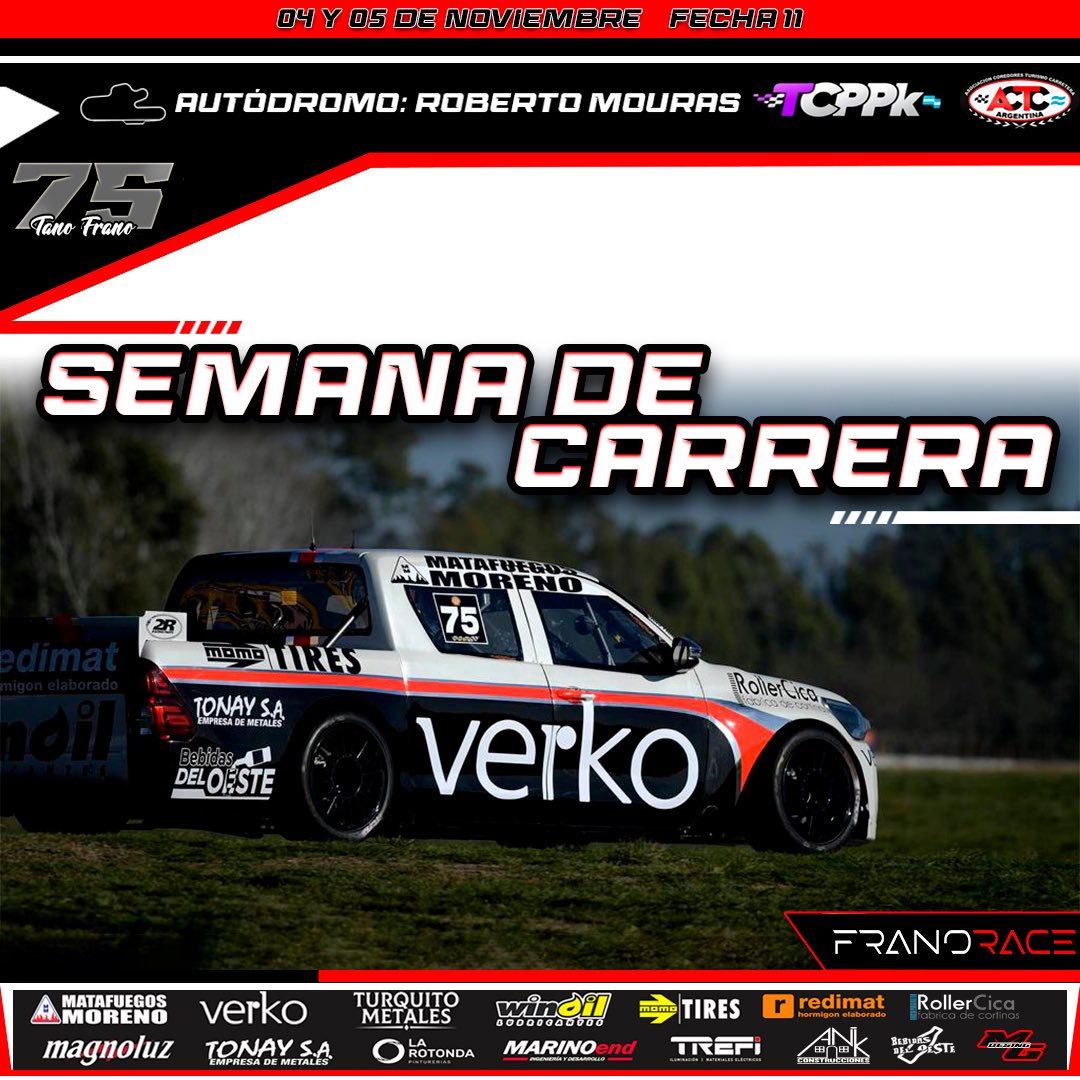 tano_frano's tweet photo. Tras dos carreras ausentes para ajustar detalles, volvemos al #TCPPickUp.

Trabajamos sobre la Hilux en algunas reformas menores, y estaremos el finde con motor de Jorge Oyhanart para buscar un buen resultado con nuestra segunda competencia con la estructura propia ✔️. https://t.co/jobxy7txU8