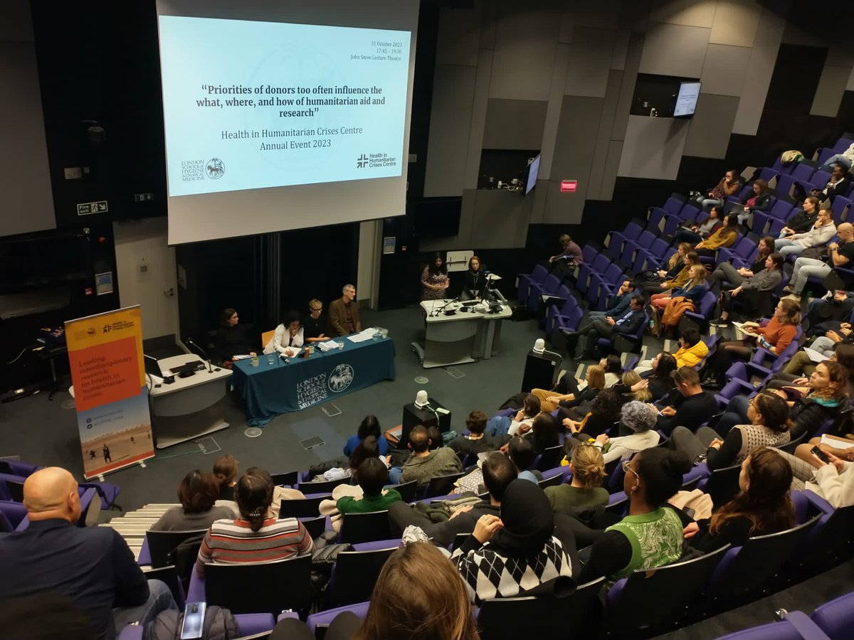 Health in Humanitarian Crises Centre, LSHTM (@lshtm_crises) on Twitter photo Join us now live <a href="/LSHTM/">London School of Hygiene & Tropical Medicine</a> or online for our discussion around the priorities of donors influencing what's get done in #HumanitarianAid and research.
🔗bit.ly/3Q6xCNb Join us now live <a href="/LSHTM/">London School of Hygiene & Tropical Medicine</a> or online for our discussion around the priorities of donors influencing what's get done in #HumanitarianAid and research.
🔗bit.ly/3Q6xCNb