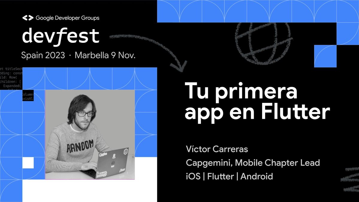 GDGMarbella's tweet image. 🙌 ¡El workshop del #DevFestSpain2023!
@vcarreras9 junto a @alfredobs97 enseñarán a hacer tu primera aplicación en @FlutterDev 🔥
9 de noviembre en @andalucialab
Toda la info en devfest-2023-spain.web.app
@GDG_ES