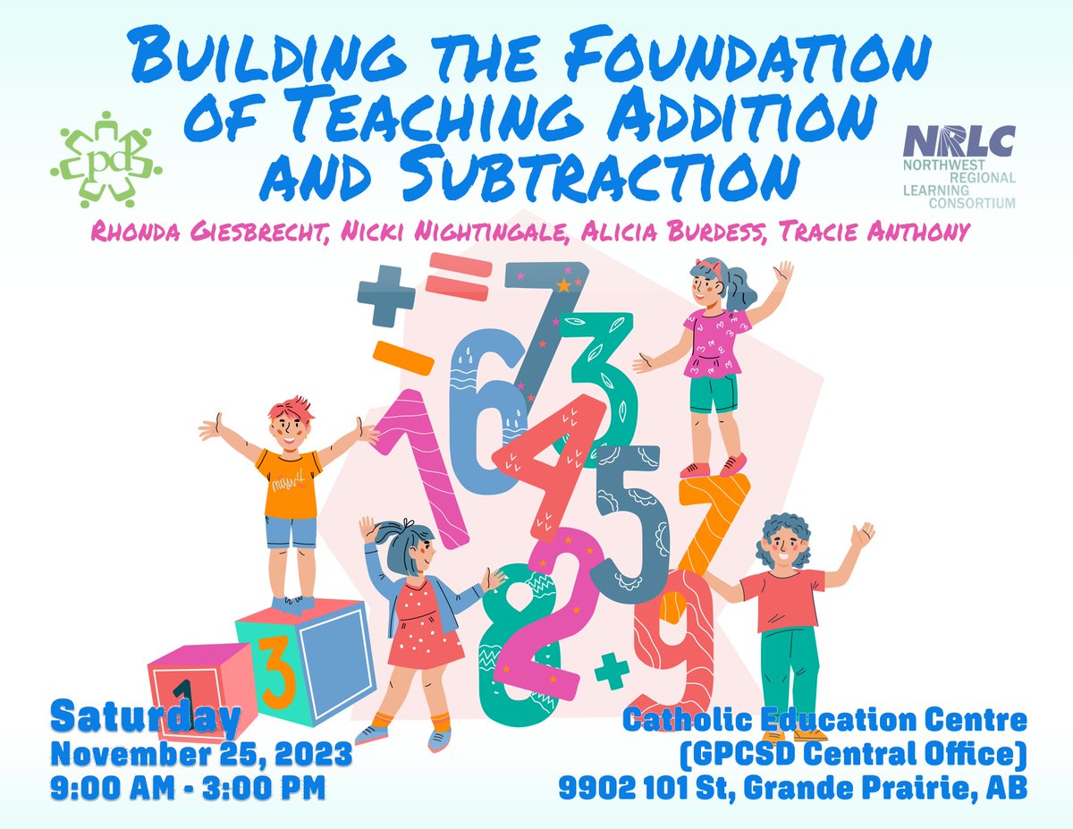 Looking for ways to build your confidence and understanding in teaching the foundational skills of addition and subtraction? ✍️ Join us for a day of hands-on learning where you will walk away with practical ideas and resources to support your students! ⭐nrlc.net/program/11573