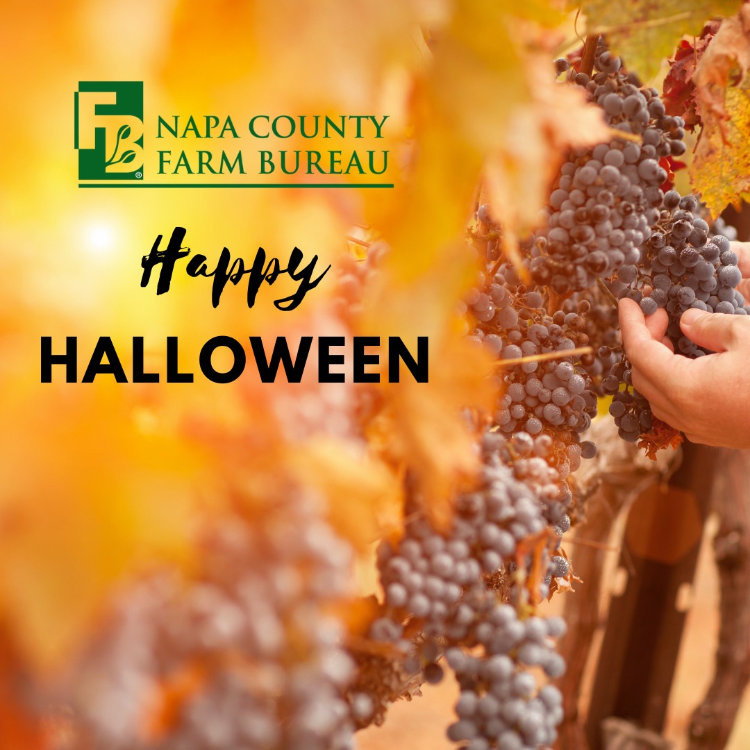 Happy Halloween from the Napa County Farm Bureau!