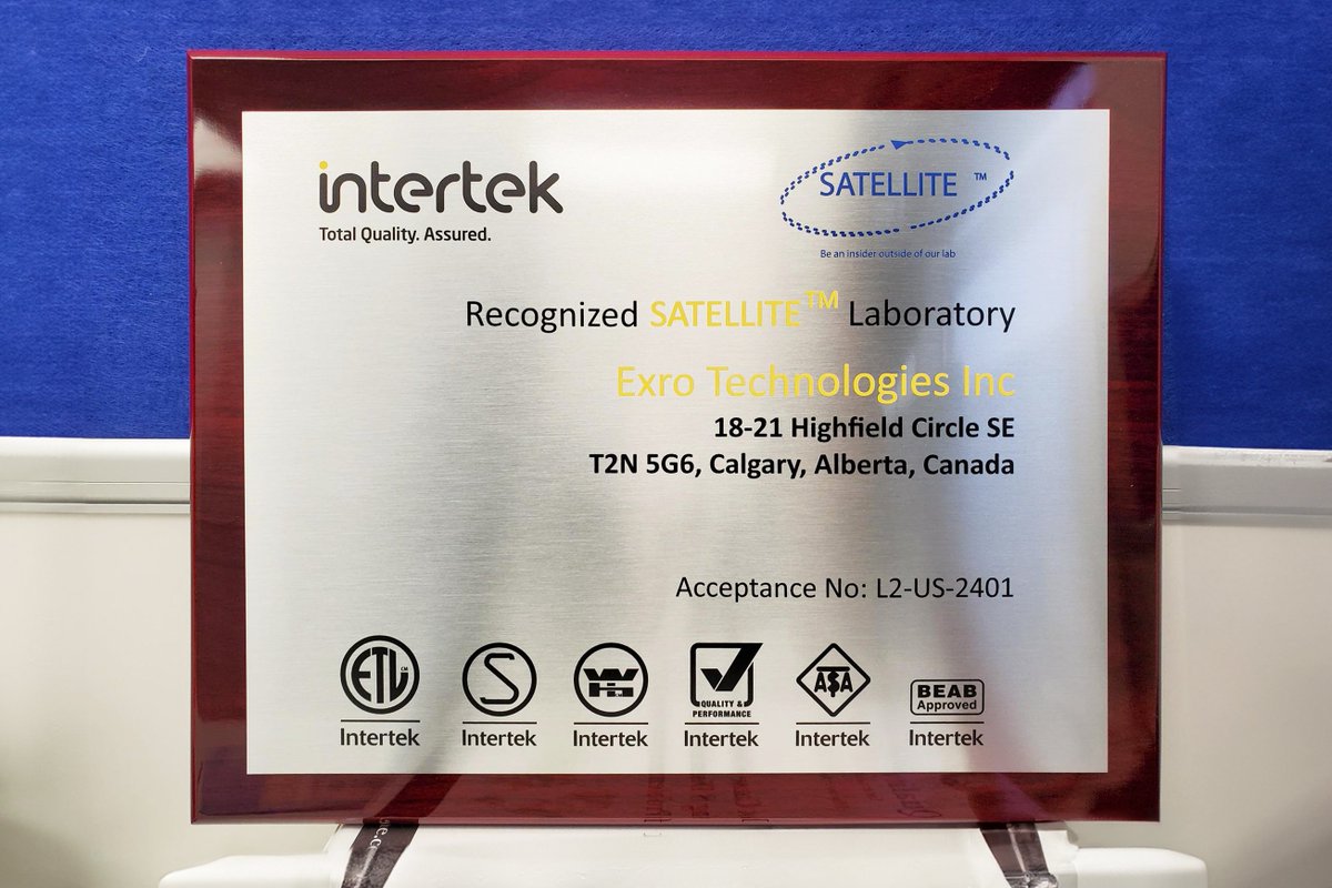 exrotech's tweet image. We can’t control everything, but we are control freaks…so we are proud to announce our satellite lab recognition which helps to keep us on track and improve future test times. Way to go Exro Energy Team!

#ExroTech #powerelectronics #energystorage