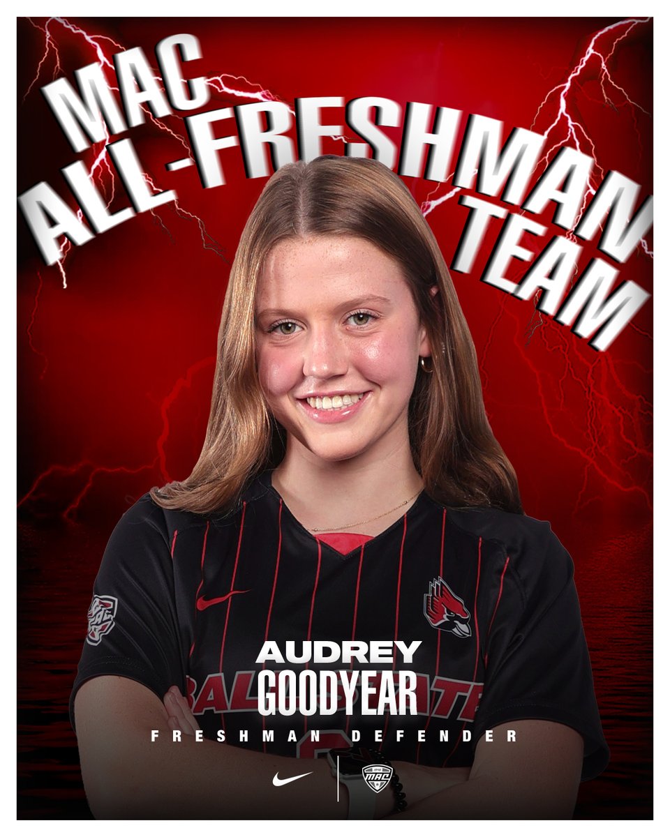 BallStateSoccer's tweet photo. Congrats to our 4⃣ @MACSports All-Conference honorees 👏
✅: @avery_fenchel - All-MAC 🥇 Team
✅: @lexifraley1 - All-MAC 🥇 Team
✅: @delaneyc_12 - All-MAC 🥈 Team
✅: @GoodyearAudrey - MAC All-Freshman Team

📰:https://t.co/Bz5oWMJ7uw

#ChirpChirp x #WeFly https://t.co/GAxvWCtLfk