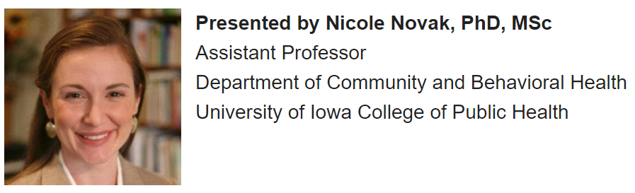Check-out #C7's <a href="/novaknicoleL/">Nicole Novak</a>'s talk <a href="/UIowaCPH/">University of Iowa Public Health</a> : State eugenic sterilization laws 1919-1974: Interdisciplinary research findings and relevance to public health and reproductive justice today"

Wednesday, Nov. 1, 2023
11:45 am-12:45 pm CST

tinyurl.com/mr45zc6m

 <a href="/UIowaCPH/">University of Iowa Public Health</a>