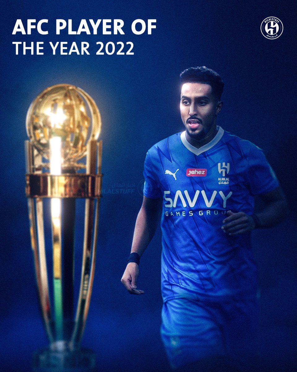 khcliid's tweet image. يستحق سالم جائزة أفضل لاعب آسيوي 💙