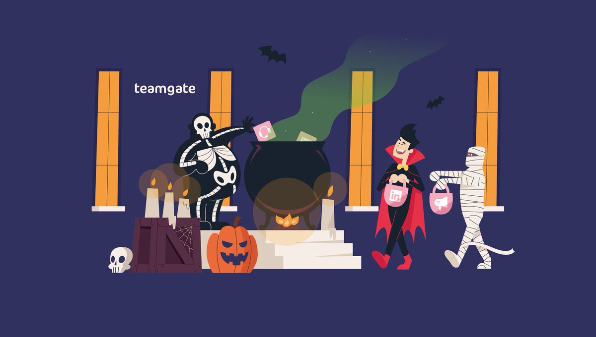 Teamgate's tweet image. No Tricks, Just Treats 🎃 

We&apos;ve been brewing something for a little while now.. 

Workflow Automations coming to Teamgate very, very soon 😉 🥳 

Keep your eyes posted in the coming weeks, but until then; Happy Halloween  👻 

#workflows #crmautomation #teamgate #crm