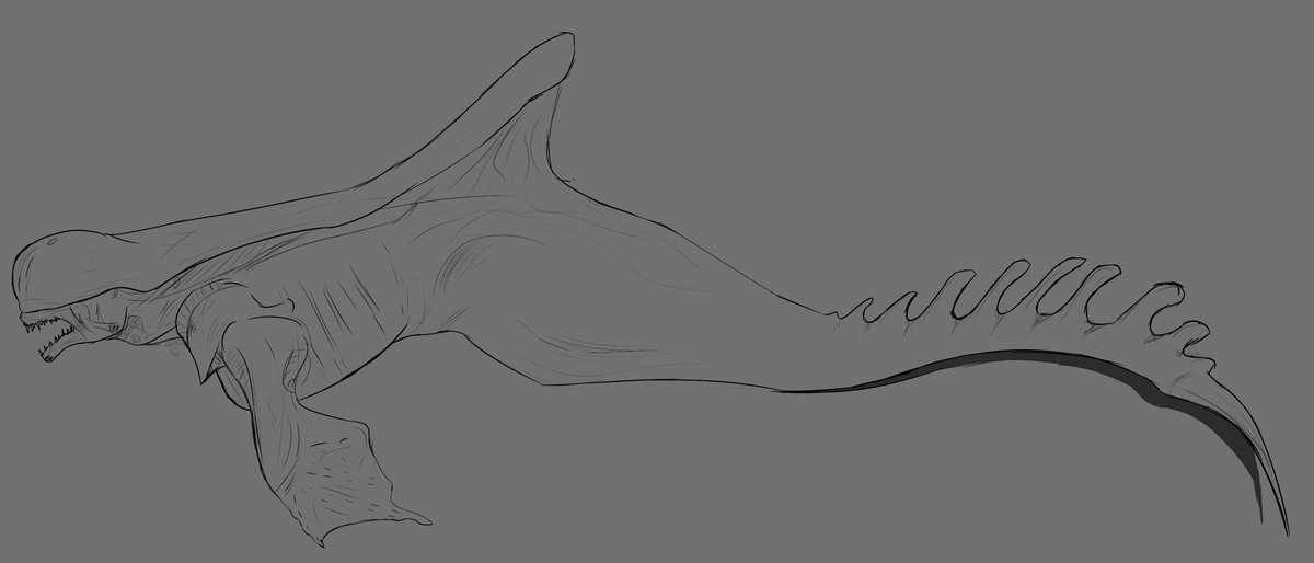 como yo pienso que se veria una orca #xenomorph
