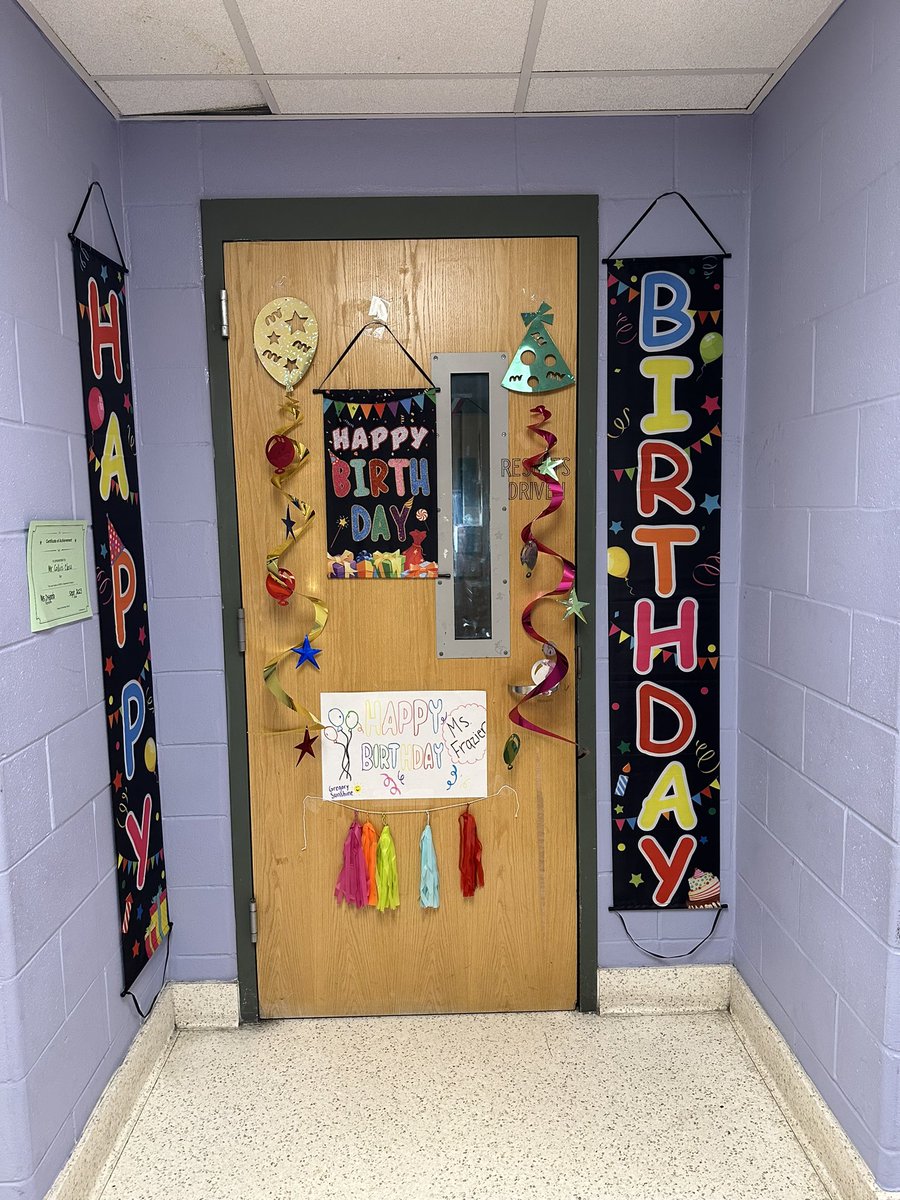 We can’t let the day go by without wishing a very special Happy Birthday to Ms. Frazier!!!! We hope you had the best day!!! 🎉🥳🤍