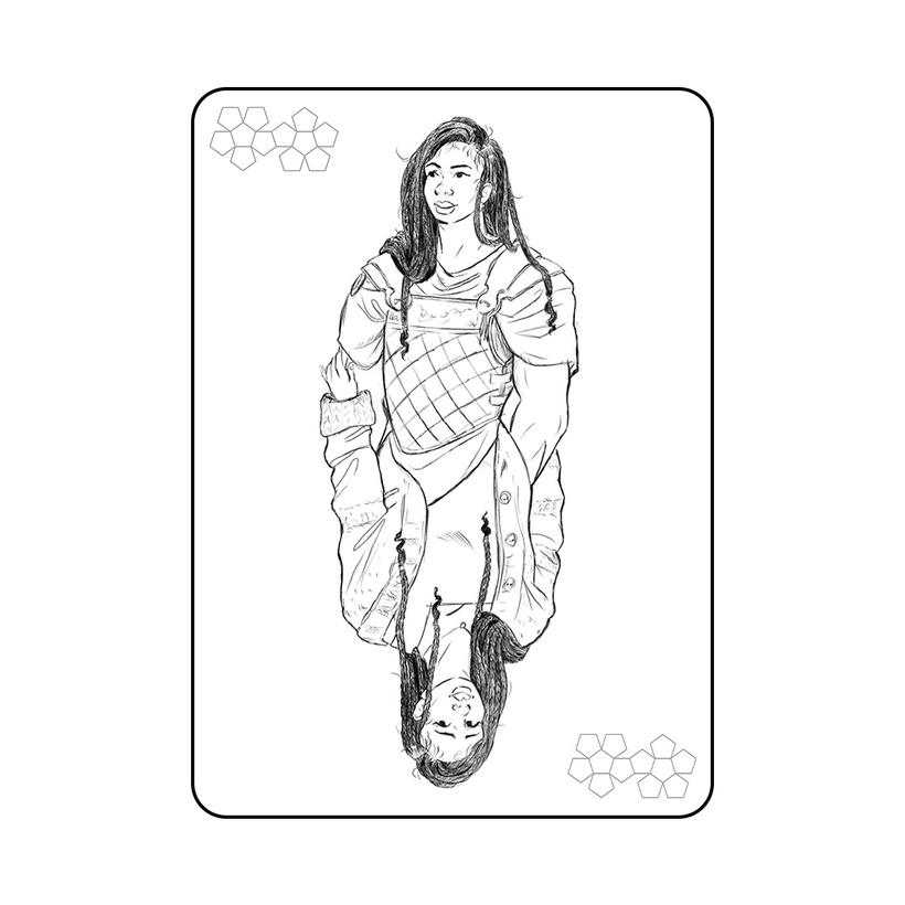 BlanketFortRPG's tweet photo. We're thrilled to share the first of our wonderful character art (by the incredibly talented @HollyRtattoo ) 

Maz will be playing Mary-Stella/Theresa https://t.co/yci8KOcOYf