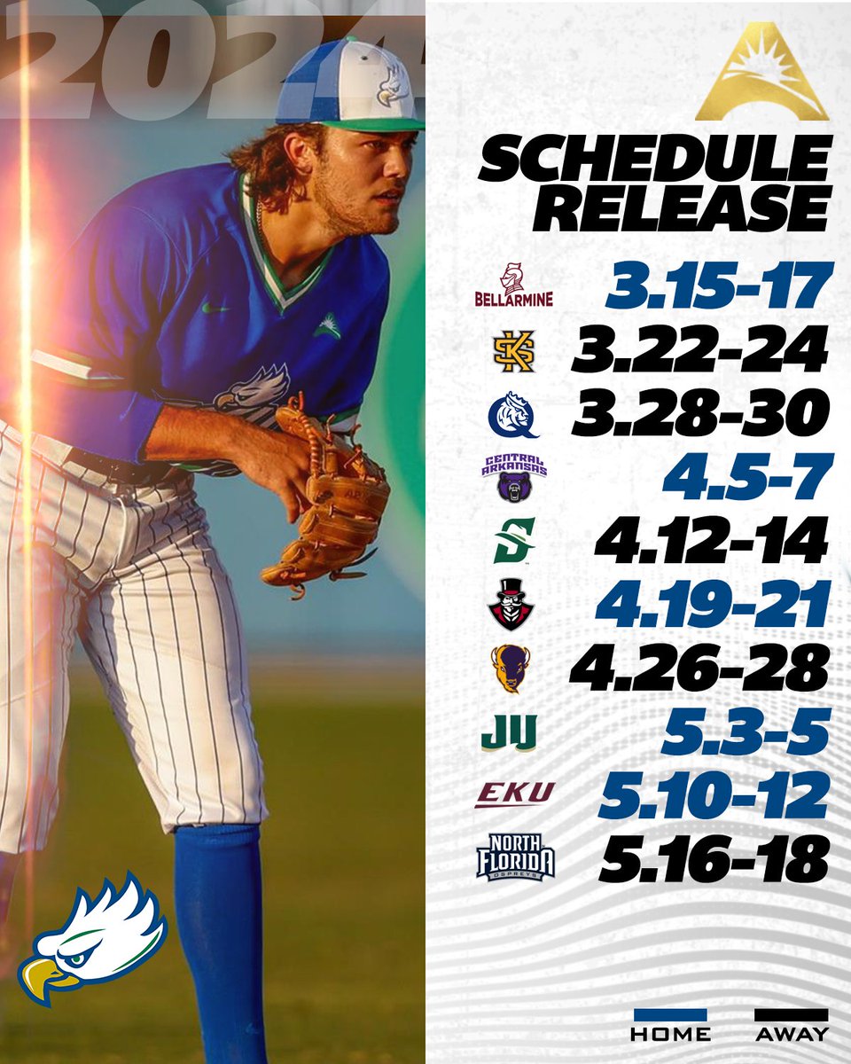 .<a href="/FGCU_Baseball/">FGCU Baseball ⚾️</a> is hungry for more postseason success in 2⃣0⃣2⃣4⃣ and here's the Eagles' path to get there 👀🔽

📰 | asunsports.org/news/2023/10/2…

#ASUNBSB ⚾️ | #WingsUp 🤙