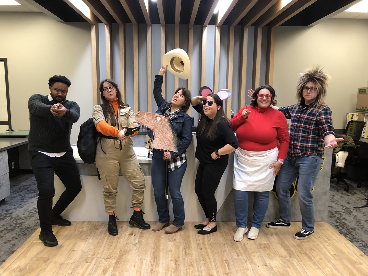 WSUEngineering's tweet photo. College of Engineering students, staff and faculty have been getting into the #Halloween spirit with costumes, parties and even a door decorating contest! 👯‍♀️🎉
#WichitaState #studentlife #fallsemester #CoE #ESSC #wsuengineering #engineeringcollege https://t.co/OH38ILkb3R