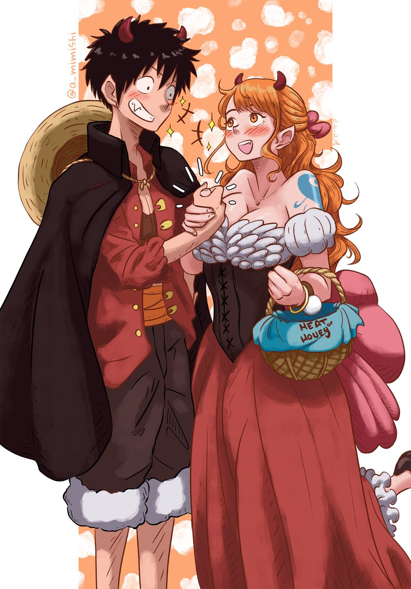 Meat or Money!🎃
#ルナミ #ONEPIECE #ナミ #nami #luffy