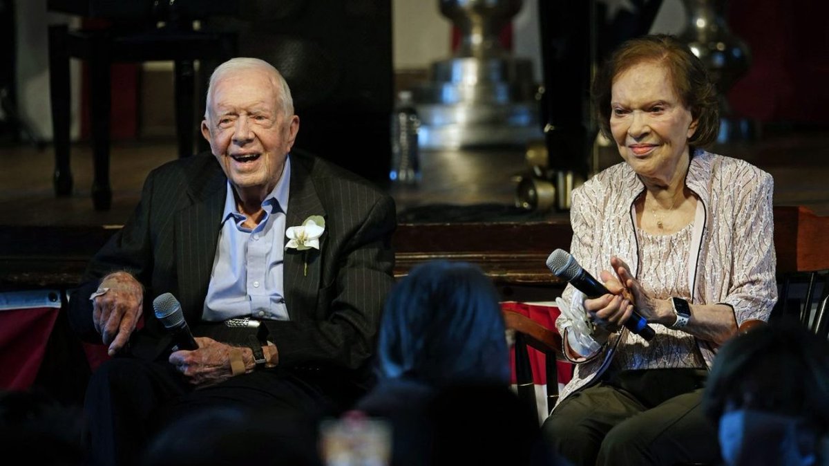 thehill's tweet image. Carter Center calls for Gaza cease-fire, return of hostages trib.al/4vMPEfQ