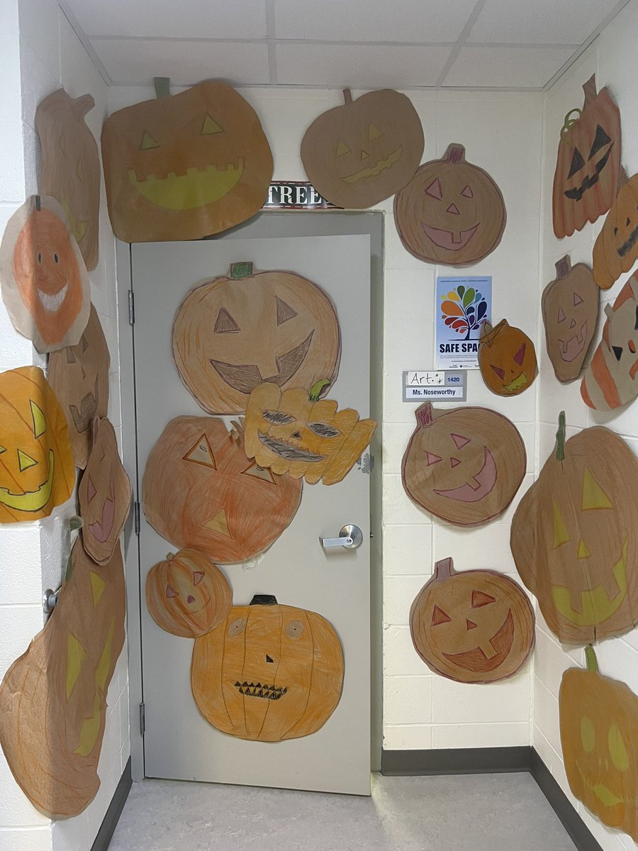 Halloween door