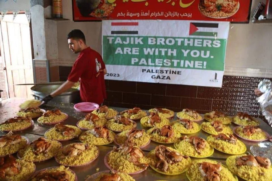 🇹🇯🇵🇸 Tajikistan sent a team of volunteers to Gaza.