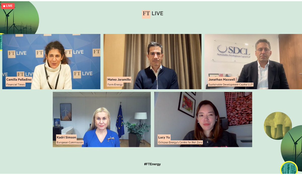 Ramping up #renewableenergy is a major part of our #cleanenergytransition. However, it is equally important to simultaneously build our #energystorage &amp; improve #energyefficiency.

Discussing all of these topics &amp; giving insight to EU policies at the #FTEnergy Transition Summit.
