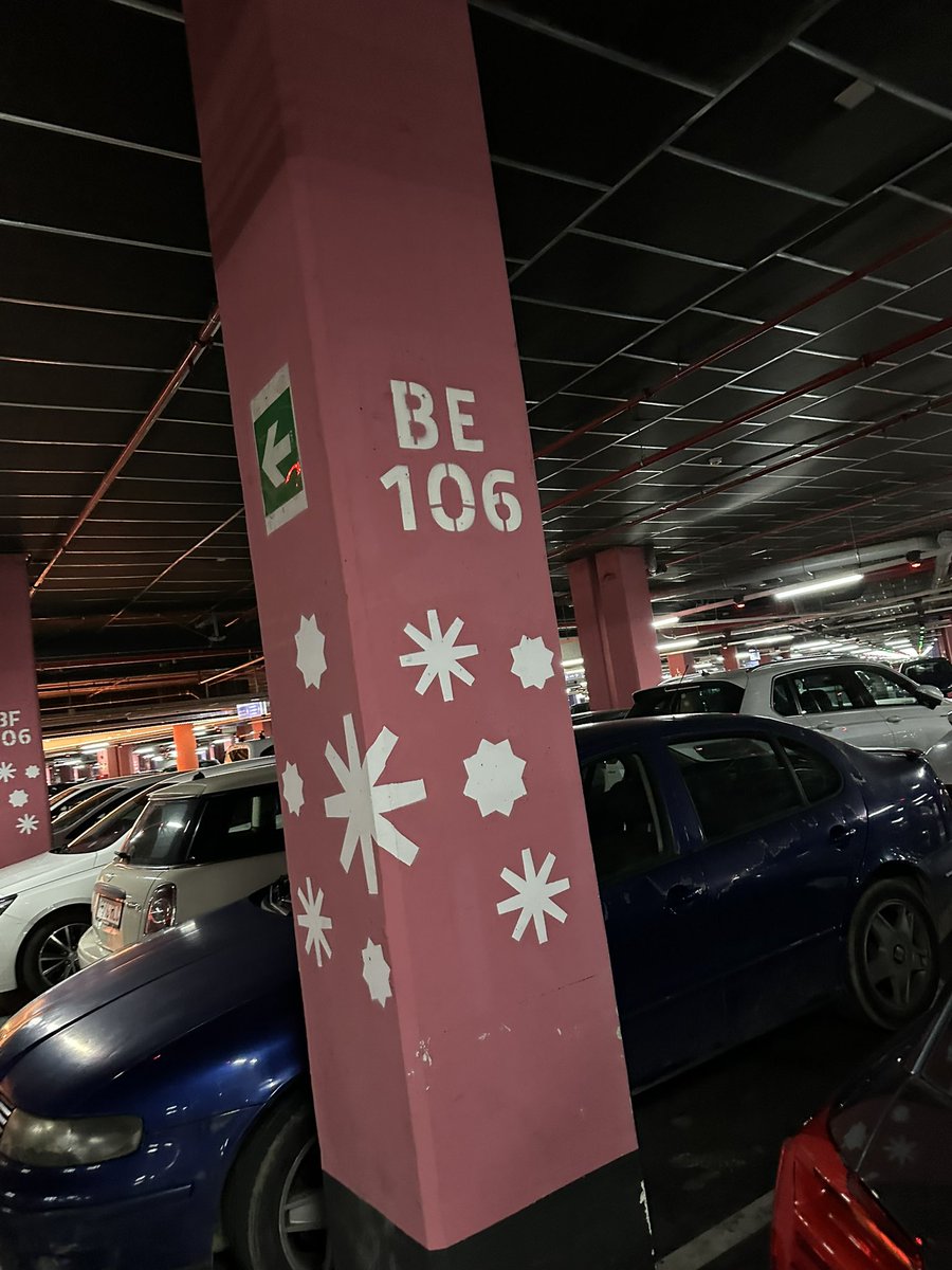 Hacerle foto al número de la columna del parking para no perderte luego es de guapas (y de lista)