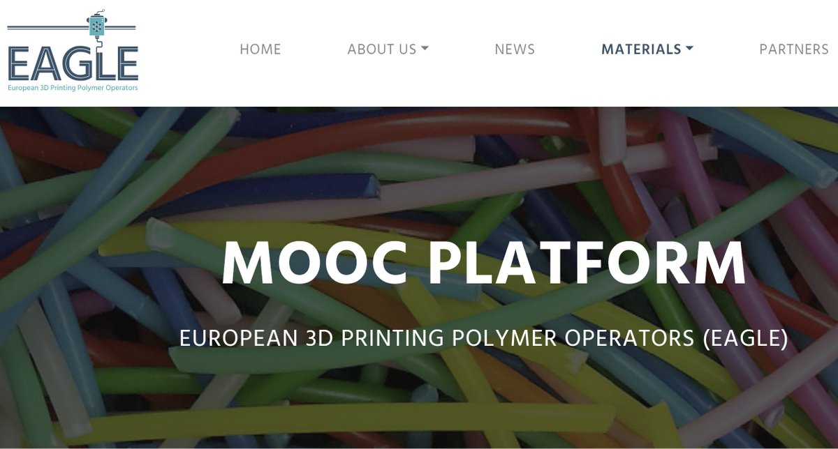 LudorEngng's tweet photo. The ”EAGLE - EuropeAn 3d printinG poLymer opErators” project is about to end. All its results, aimed at training the operators of polymer 3D printers, are freely available on https://t.co/mYc8hZeCw0 

#EAGLEproject #Erasmus+ #3Dprinting #ludorprojects https://t.co/7TpsnevVXw