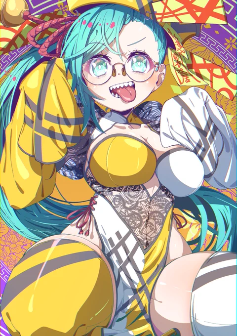 ハロウィン遅刻 ダボ袖とギザ歯が描けるなら何でもよかった
