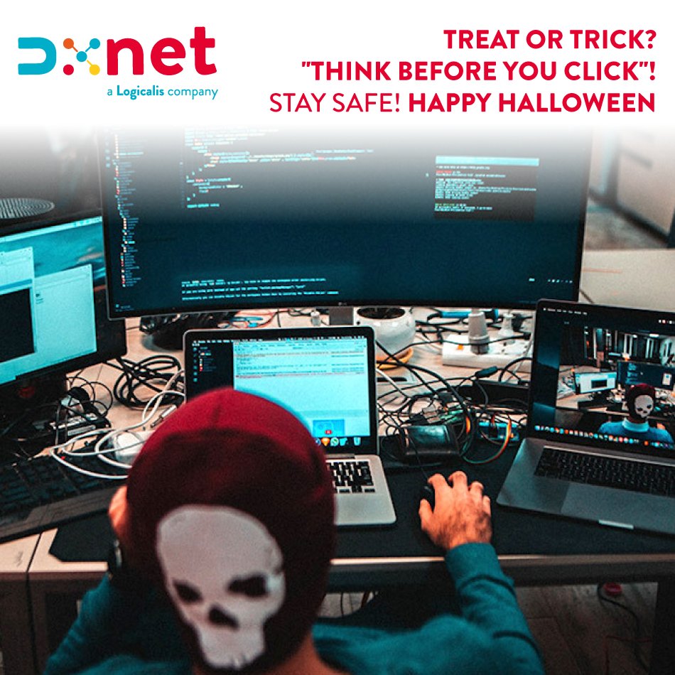 DXNet_'s tweet image. Treat or trick? &quot;Think before you click&quot;! ☠️⛔️🔐
Stay safe online and if you are going out guising ! Happy Halloween for everyone!! 🎃
Discover the great tips to be safe online @ Visit cutt.ly/TgwHU98
# ThinkB4Uclick #securityonline #dxnetspirit #halooween23