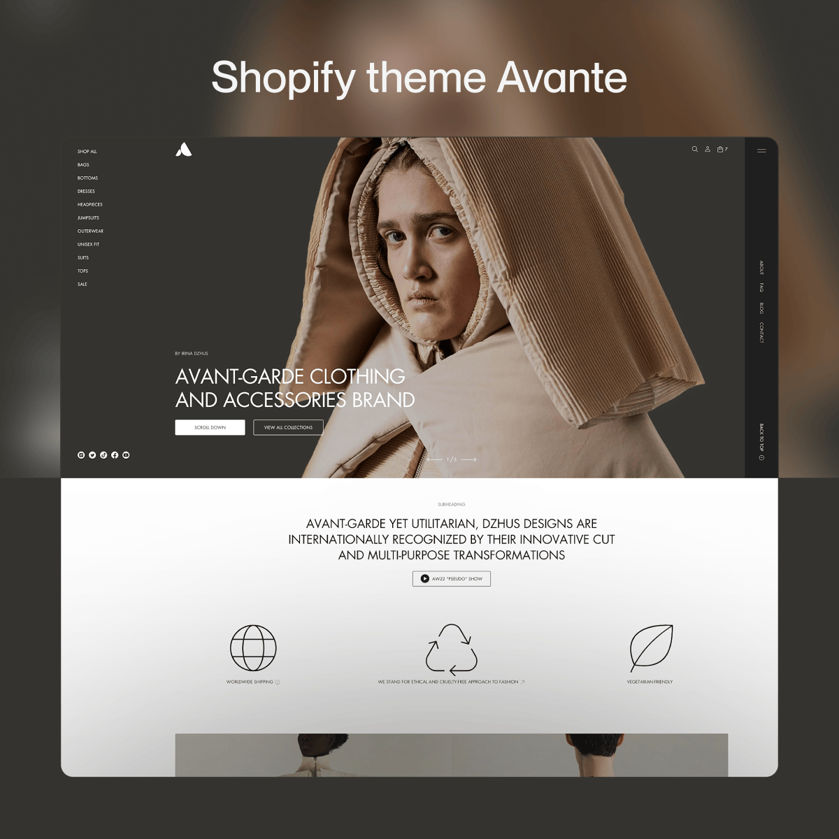 vkelmuts's tweet photo. It's been a year and a half since our development team started their journey in the @Shopify Theme Accelerator. Today I'm excited to introduce Avante, our first #Shopify theme: https://t.co/60PO306Wc3 https://t.co/84iwQrDXhY