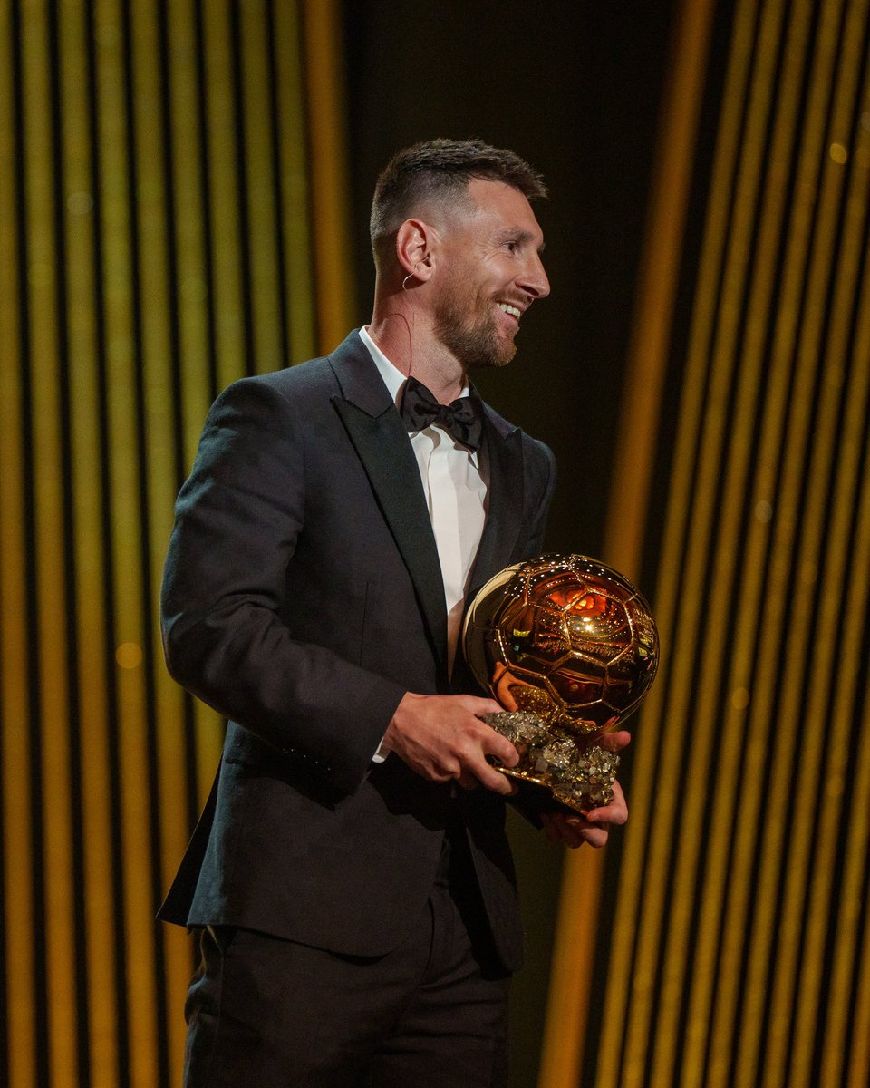 A special football night in Paris. Congratulations to all the winners. To Aitana on receiving the Ballon d’Or, a fantastic achievement. And to Leo, deserved ! You keep writing history and breaking records. Happy for you and your family.