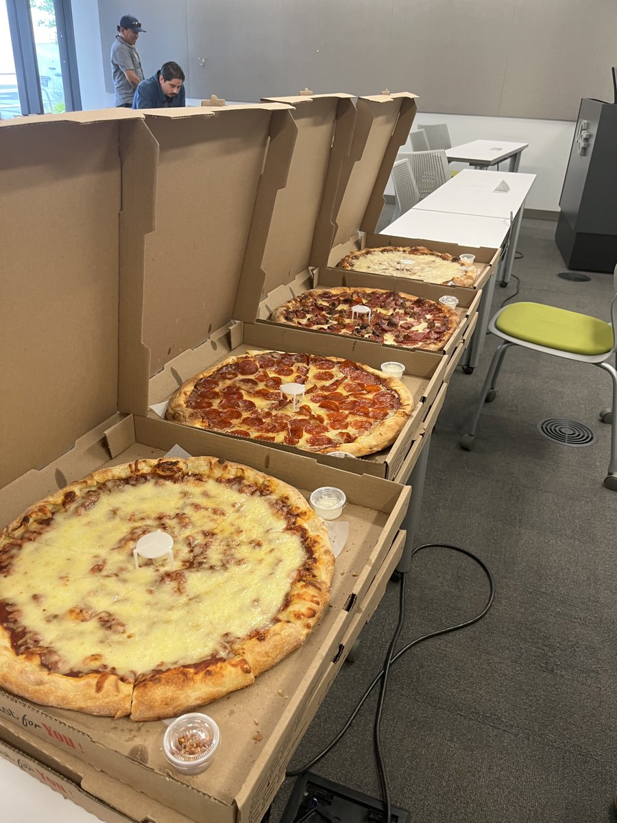 There was plenty of pizza and smiles as the Facilities Grounds staff was celebrated for their hard work over the past year. The team was instrumental in responding to a series of winter storms that damaged approximately 400 trees on Mount Sutro.