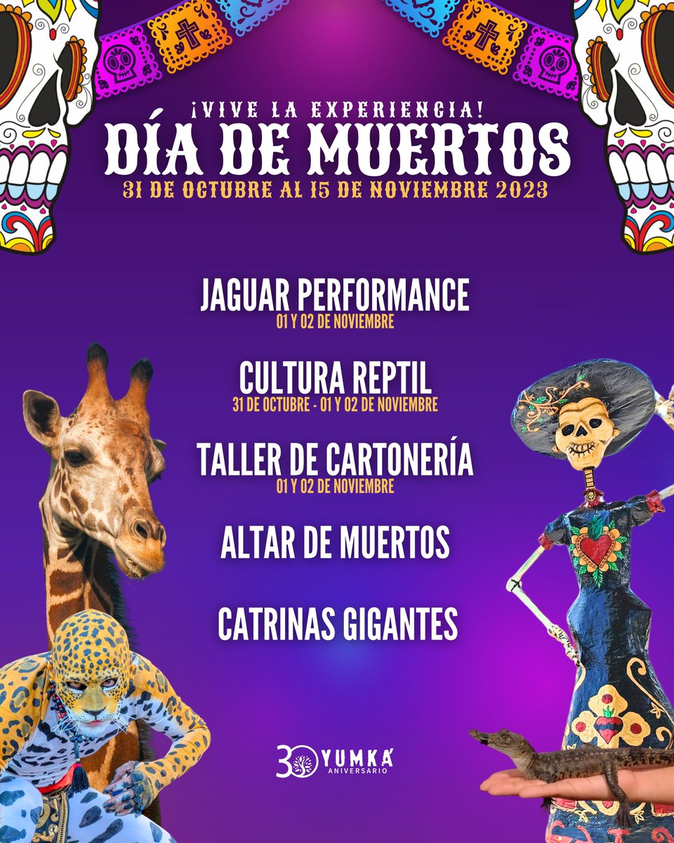 💀🕯️ Este día de muertos, ven y vive la experiencia. 🚜 Disfruta de nuestras diferentes actividades 🤩