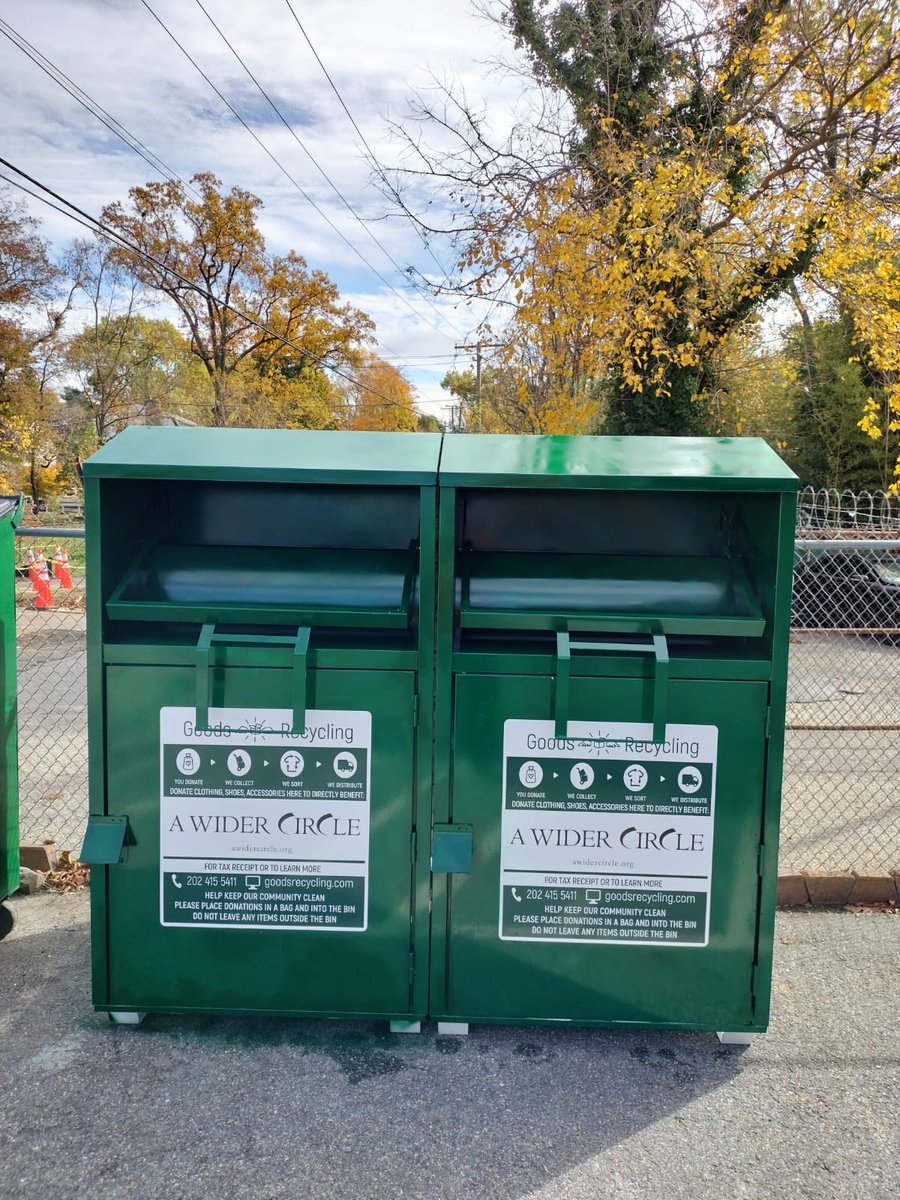 🌟 Exciting News! 🌟

Now, you can make a difference at any time! We've just set up a donation bin at the A Wider Circle Donation Center. 📦🌙

Drop off your donations into the bins after hours or on holidays💙 @awidercircle #recycling #donation