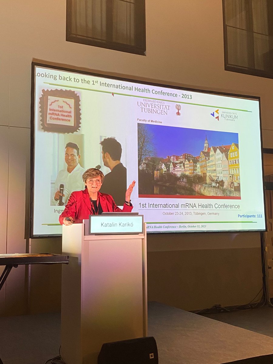 It was a pleasure to have Nobel Prize recipient Katalin Kariko close out day one of #mRNA2023 with a talk on mRNA’s journey through the decades!