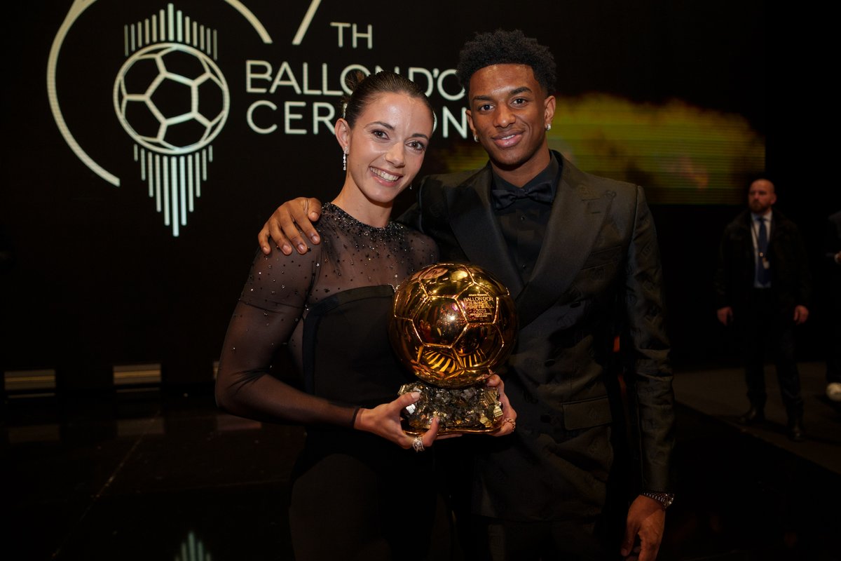 FCBarcelona's tweet photo. Balde &amp; Aitana D'Or✨ https://t.co/apIIvYr40f