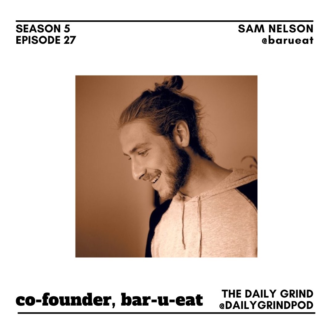 🎙️ New Podcast Episode Alert! 🎉
Join us for an inspiring conversation with Sam Nelson, Co-Founder of <a href="/barueat/">BARUEAT</a> 

Listen now on Spotify: 
 open.spotify.com/episode/56vhzj…

or on Apple Podcasts: 
 podcasts.apple.com/us/podcast/s5-…

Don't miss out on this engaging discussion!🤩 #BarUEat #Inspiration
