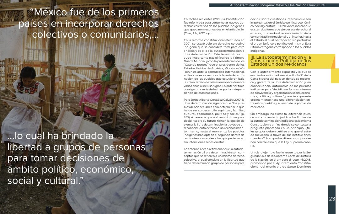 trielecpue's tweet photo. Consulta nuestra revista #IUSVERITAS en su tercera edición del 2023.

👇🏻📲
https://t.co/2l8T7xS30q

📄 "AUTODETERMINACIÓN INDÍGENA; MÉXICO, UNA NACIÓN PLURICULTURAL".
🖊 𝑴𝒕𝒓𝒂. 𝑬𝒗𝒂𝒏𝒈𝒆𝒍𝒊𝒏𝒂 𝑴𝒆𝒏𝒅𝒐𝒛𝒂, Consejera Electoral del Instituto Electoral del Estado. https://t.co/GXKCdMc8fg