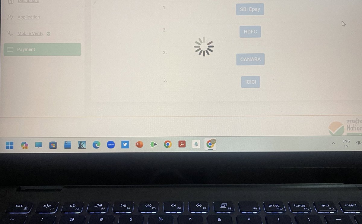 aijazpallaAP's tweet photo. @ugc_india @PMOIndia @EduMinOfIndia @NTA_Exams Completed the form well in time but waiting from last 5 mins to pay fee online. However, there’s some issue with the site and unable to pay fee. Kindly extend date for a few days so that I can complete my form submission as fee is still pending. https://t.co/PsvqSldOf1