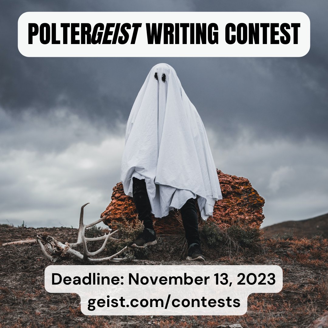 Trick or treat? Fact or fiction? Send us your tall tales, little hauntings and all that dwells in between. Our PolterGeist writing contest is open to Canadian and international entrants, 500 words max, deadline: November 13, 2023. geist.com/contests