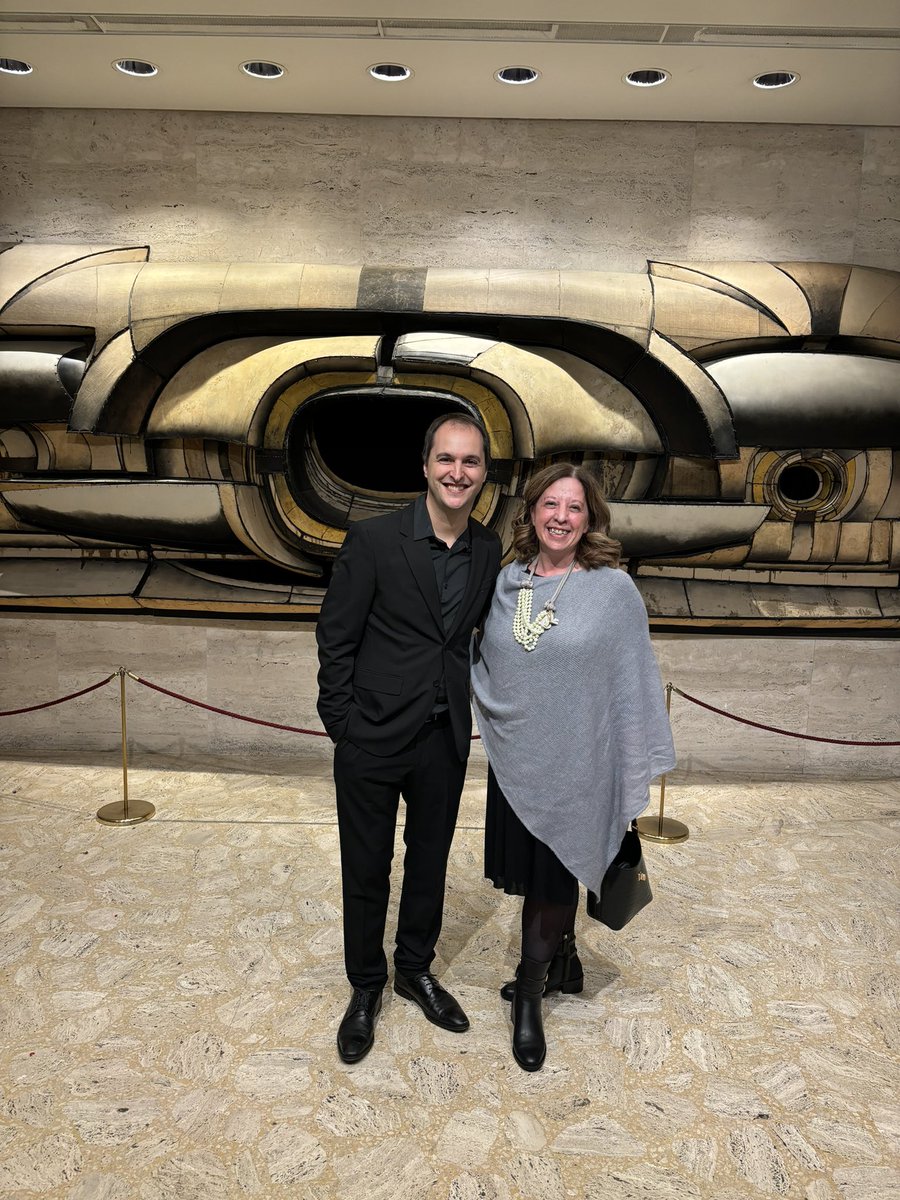nunopianonuno's tweet photo. With the wonderful Consul General of Portugal in New York, Dra. Luisa Pais Lowe, after my performance with @ABTBallet at @LincolnCenter. 
@portugalintheUS https://t.co/VyOlsGbqH6