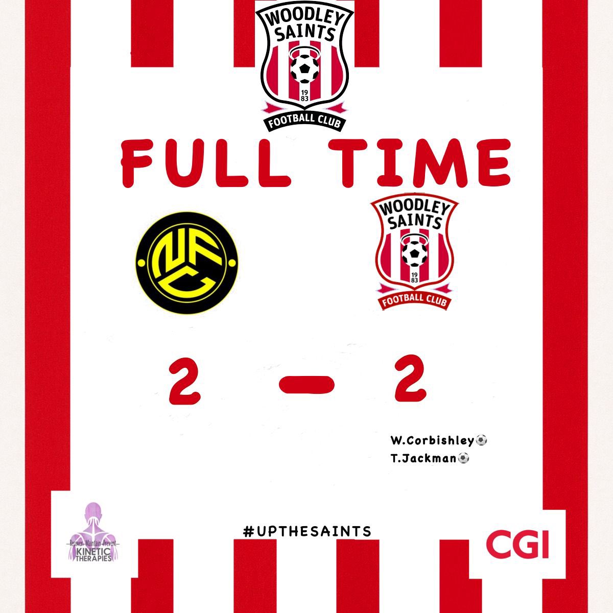 Terrible conditions at the weekend but we got a point away at Nameless FC. Not at the races at all but we fought hard to score late on to grab the draw. Onto next weekend when we play Berks United. #UpTheSaints