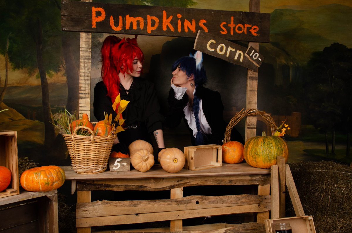 Happy Halloween🎃👻🍬 #kaeya #Diluc 
Diluc <a href="/allelyja/">🤍 Его Высочество 🤍</a>
Wigs by @kabutowig (inst)
