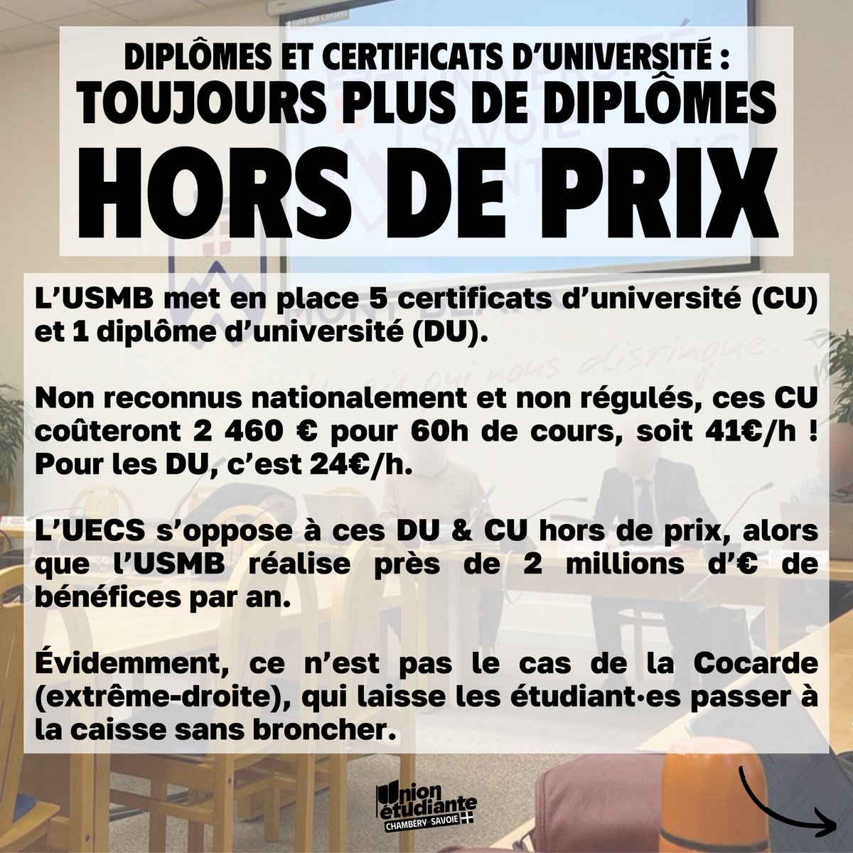 Coordination Étudiante - Chambéry tweet media