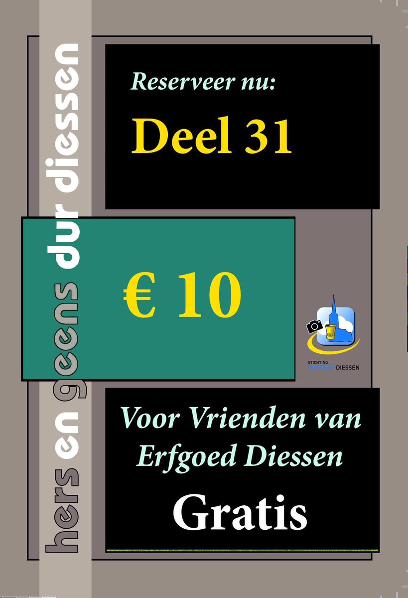 ErfgoedDiessen's tweet photo. UITNODIGING
Iedereen is welkom bij de presentatie van ‘Hers en geens dur Diessen’ deel 31: zondag 19 november 2023 in Eigentijds Erf, Spreeuwelsedijk 9, Westelbeers. Ontvangst vanaf 13.30 uur, aanvang programma 14.00 uur. Meer info https://t.co/SgI7yTZm4U https://t.co/Yhari9eNHg