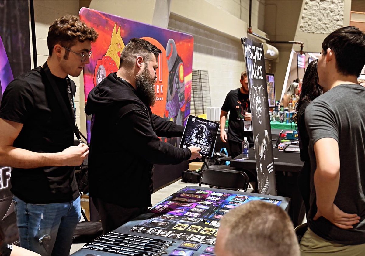 flippincardshow's tweet image. Wicked excited to have @MischiefMalice_ along as the show’s official sponsor on December 3rd! Come learn everything about this incredible TCG launching in 2024 at our show. 

Need tickets? Discounts available for more than one. bostoncardcon.com/tickets/